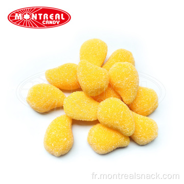 Forme de fruit Soft Mango Jelly Candy pour le supermarché